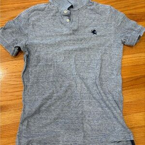 Express Heather Gray Polo Shirt